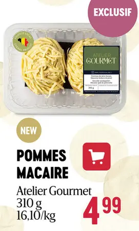 Offre: Pommes macaire