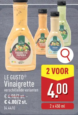 Promotie: Vinaigrette