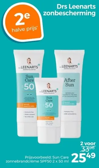 Aanbieding: Sun Care zonnebrandcrème SPF50
