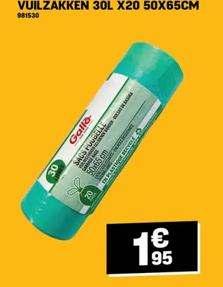 Promotie: Vuilzakken