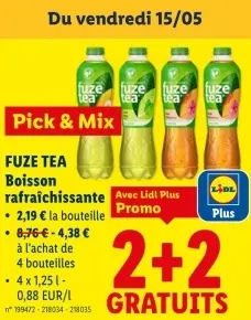 Offre: Boisson rafraîchissante