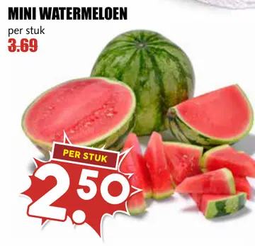 Aanbieding: Mini watermeloen
