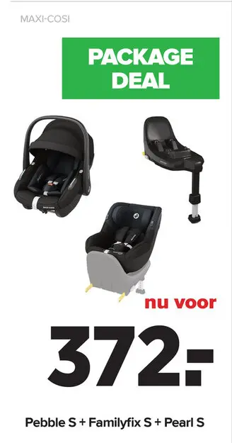 Aanbieding: Pebble S + Familyfix S + Pearl S