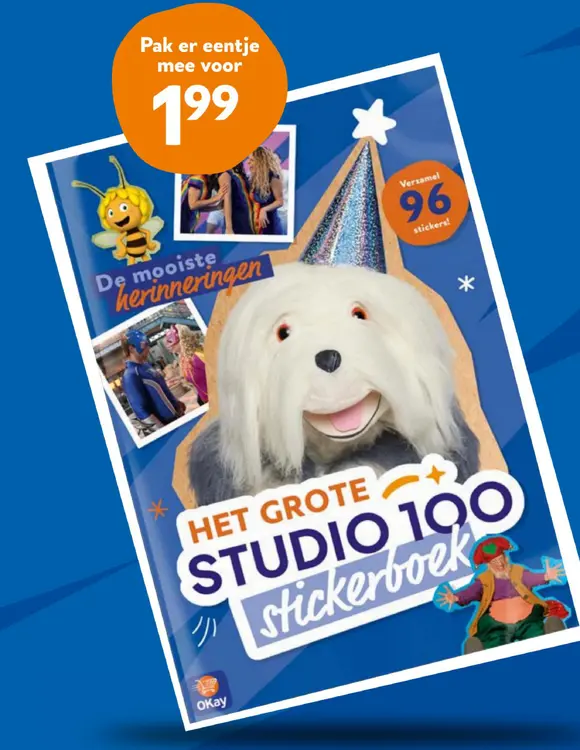 Promotie: Het Grote Studio 100 Stickerboek