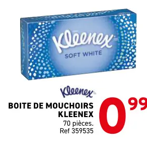 Offre: Boite de mouchoirs
