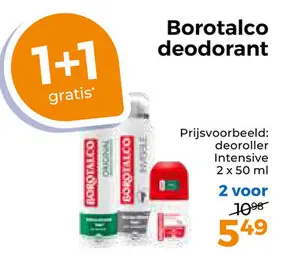 Aanbieding: Borotalco deodorant