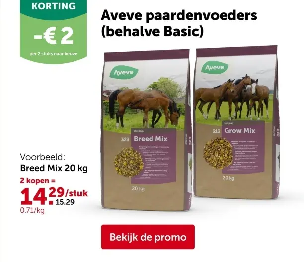 Promotie: paardenvoeders