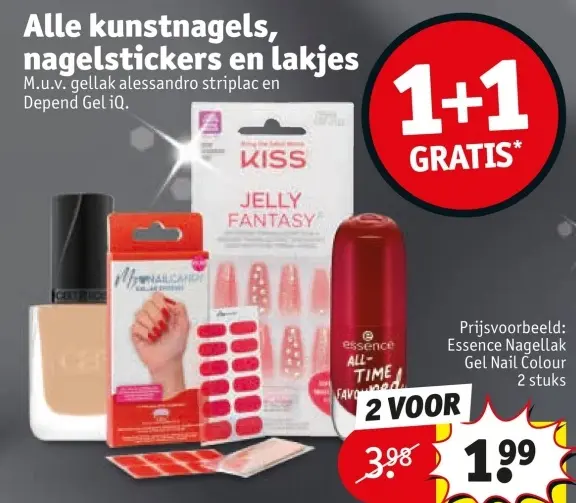 Aanbieding: Alle kunstnagels, nagelstickers en lakjes