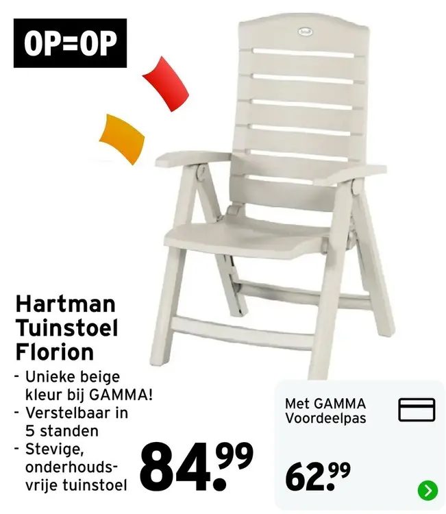 Aanbieding: Tuinstoel Florion