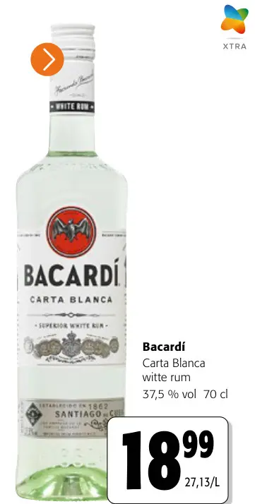 Promotie: Carta Blanca Witte Rum