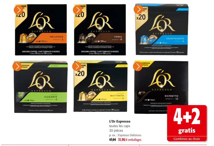 Offre: L'Or Espresso