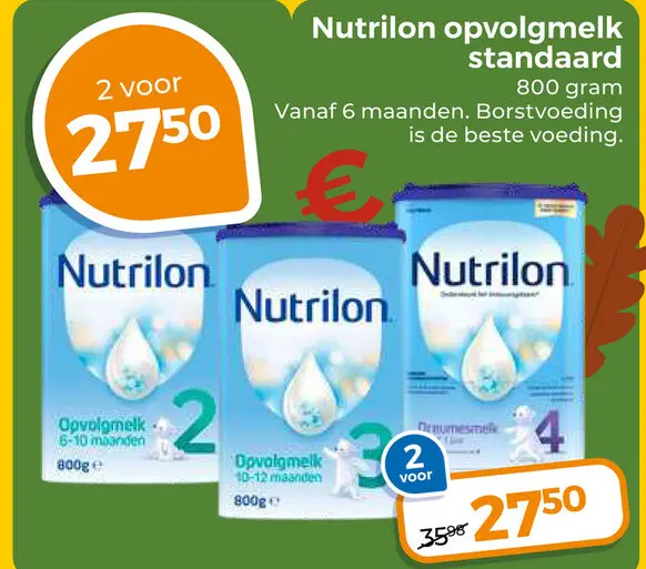 Aanbieding: Nutrilon opvolgmelk standaard