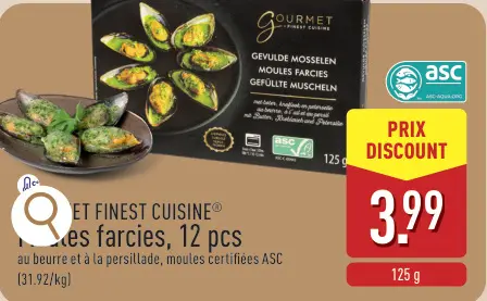 Offre: Moules farcies
