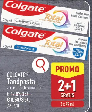Promotie: Tandpasta