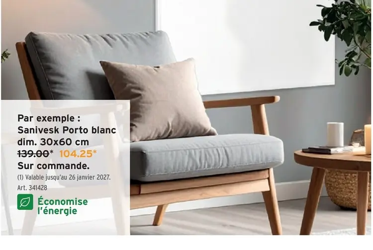 Offre: Sanivesk Porto blanc