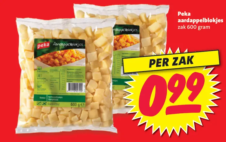 Aanbieding: Aardappelblokjes