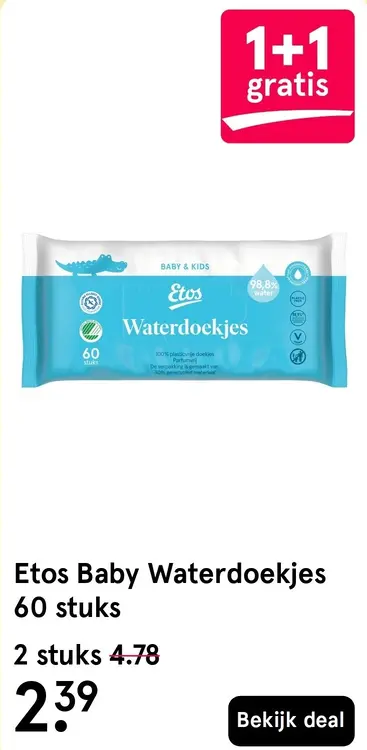Aanbieding: Baby Waterdoekjes