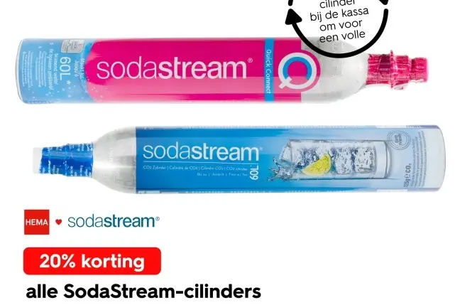 Aanbieding: SodaStream-cilinders