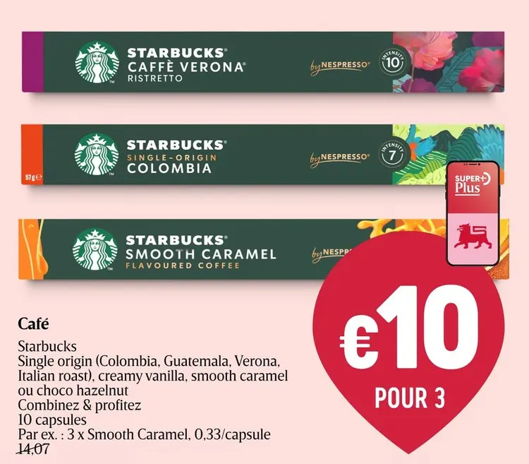 Offre: Starbucks Coffee Capsules