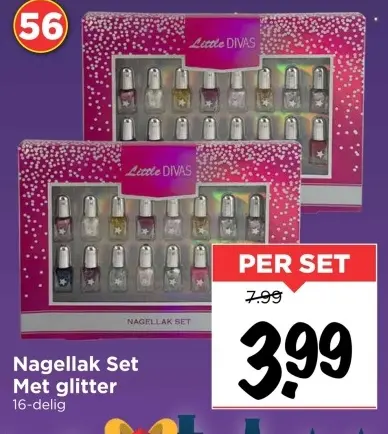 Aanbieding: Nagellak Set Met glitter