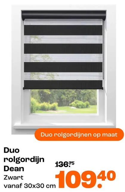 Promotie: Duo rolgordijn Dean