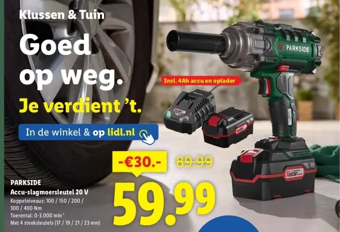 Aanbieding: Slagmoersleutel