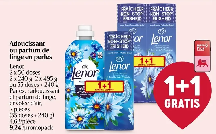 Offre: Adoucissant ou parfum de linge en perles