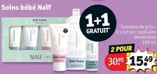 Offre: Soins bébé