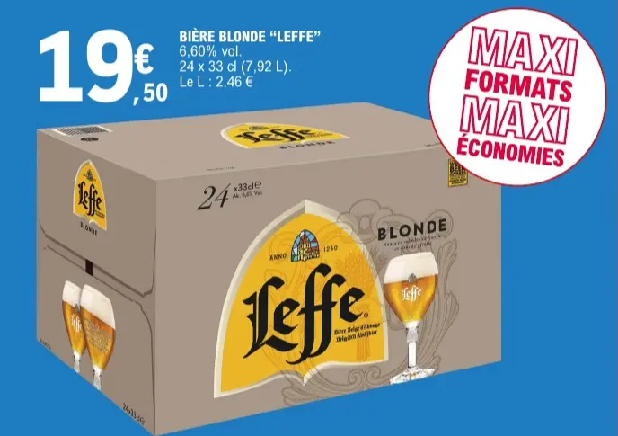 Offre: Bière blonde
