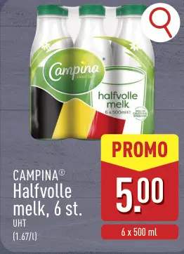 Promotie: Halfvolle melk