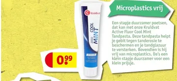 Aanbieding: Kruidvat Active Fluor Cool Mint Tandpasta