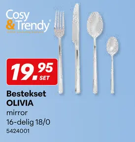 Promotie: Bestekset OLIVIA