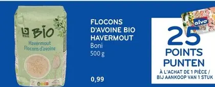 Offre: Flocons d'avoine bio havermout