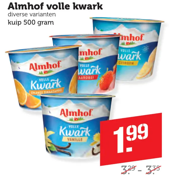 Aanbieding: volle kwark