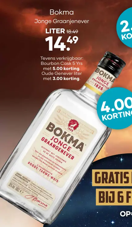 Aanbieding: Bokma Jonge Graangenever