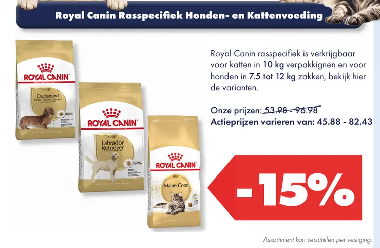 Aanbieding: Royal Canin Rasspecifiek Honden- en Kattenvoe
