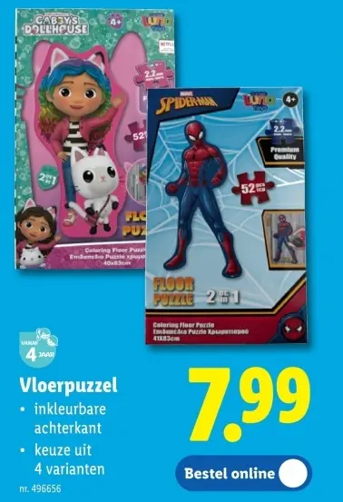 Promotie: Vloerpuzzel