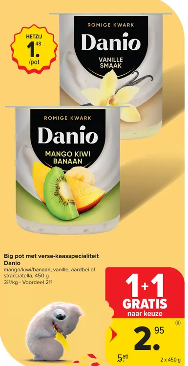 Promotie: Big pot met verse-kaasspecialiteit