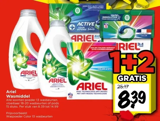 Aanbieding: Ariel Wasmiddel
