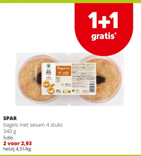 Promotie: Bagels met sesam