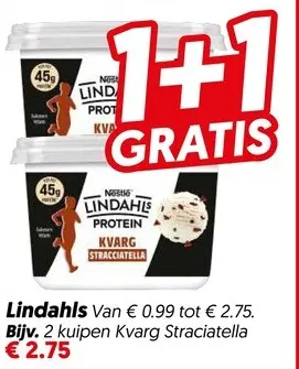 Aanbieding: Lindahls Kvarg Stracciatella