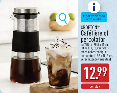 Promotie: Cafétière of percolator