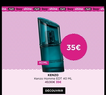 Offre: Kenzo Homme EDT