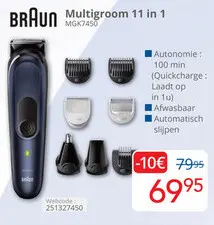 Aanbieding: BRAUN Multigroom 11 in 1