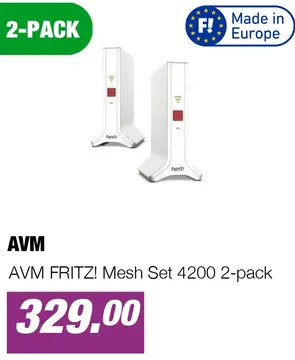 Aanbieding: AVM FRITZ! Mesh Set 4200 2-pack