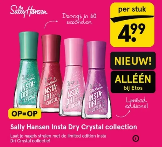 Aanbieding: Insta Dry Crystal collection
