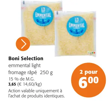 Offre: emmental light