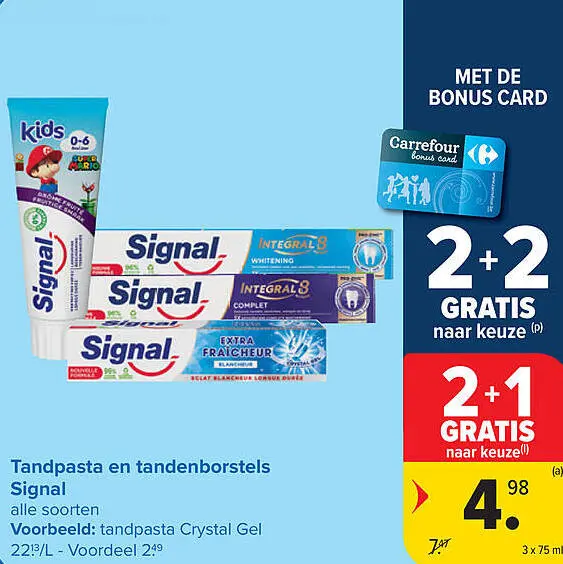 Promotie: Tandpasta en tandenborstels