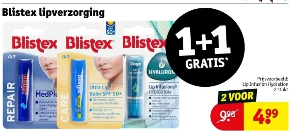 Aanbieding: Blistex lipverzorging