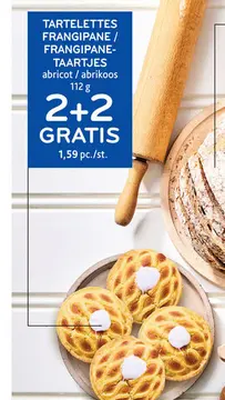 Offre: Tartelettes frangipane / frangipane-taartjes